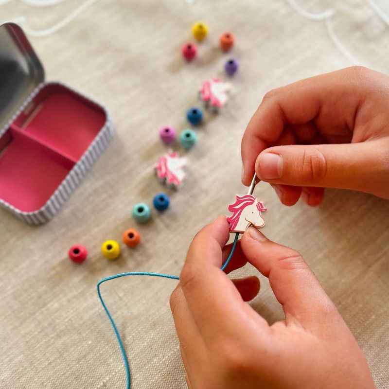DIY-Kit - Armbånd m/Enhjørninger | Cotton Twist