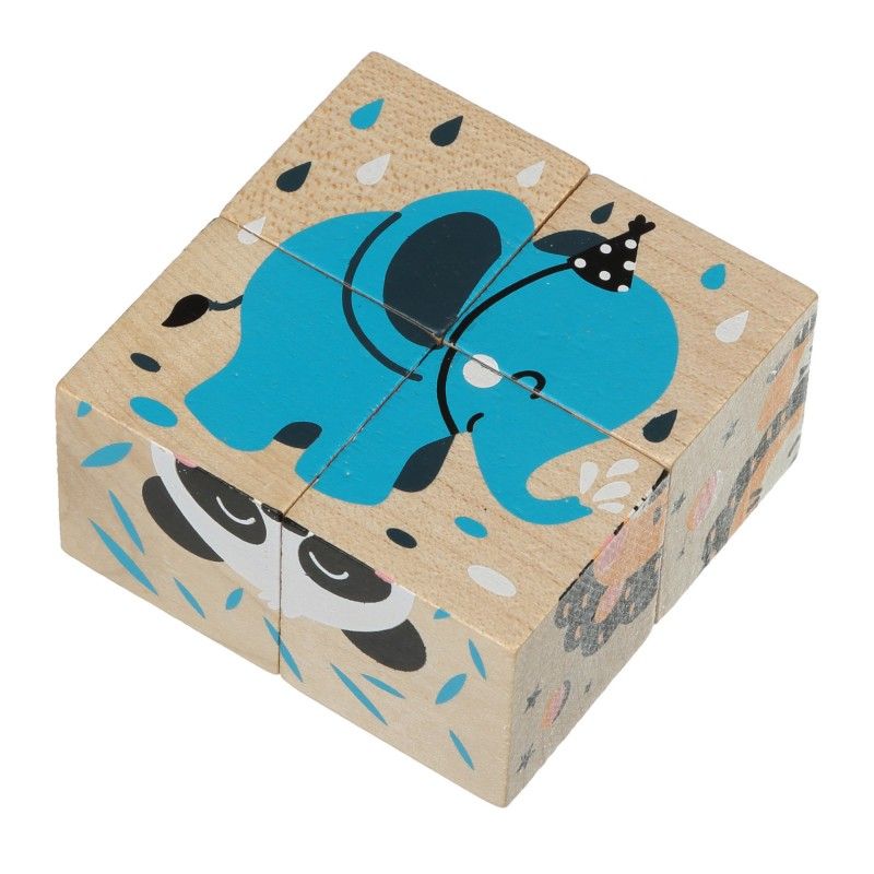 Klossespuslepill Dyr - Tre | Cubika
