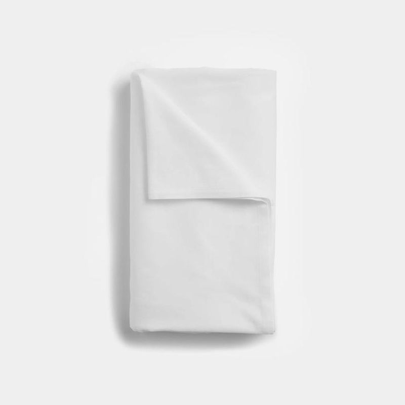 Laken i Økologisk Bomull - Hvit (160x260 cm)