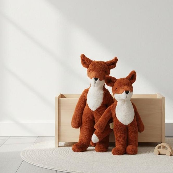 Hovedbilde Mikkel Rev Kosedyr - Økologisk Bomull | Senger Naturwelt