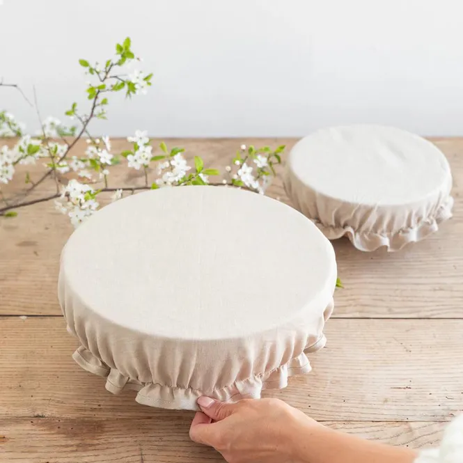 Hovedbilde Gjenbrukbare Lintrekk til bakeboller (2-pk) | MagicLinen