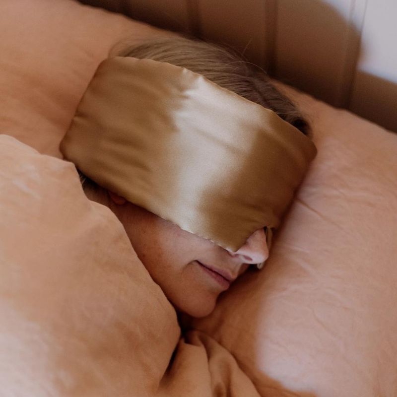 Sovemaske i 100 % Silke - Luxury XXL