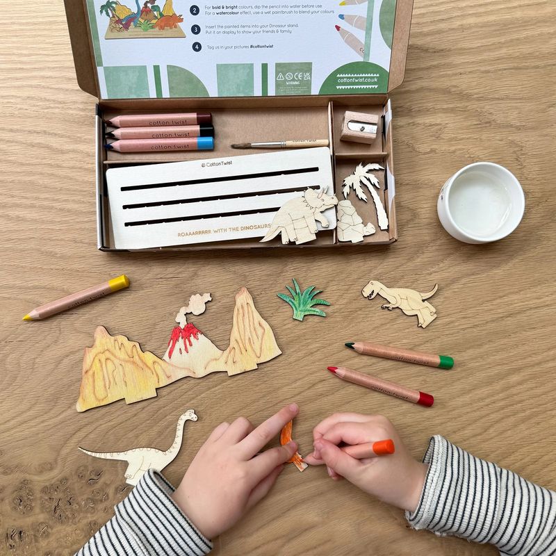 DIY-Kit - Dinosaurverden | Cotton Twist