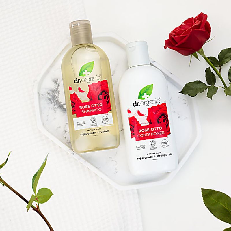 Rose Otto Shampoo (250 ml) | Dr. Organic