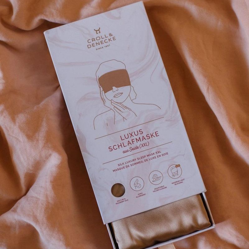 Sovemaske i 100 % Silke - Luxury XXL