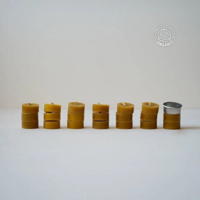 Hovedbilde Økologiske Telys - Bivoks (20 stk)