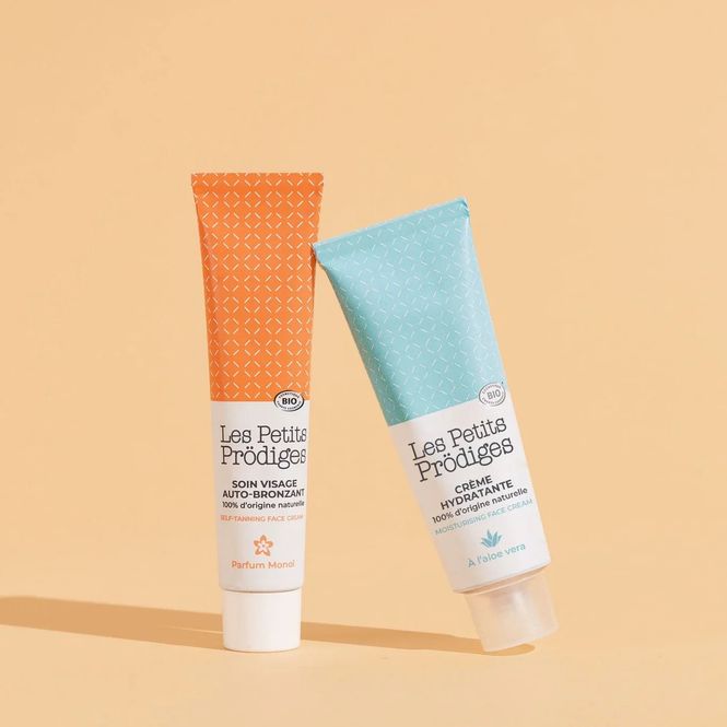 Hovedbilde Fuktduo: Økologisk Dagkrem & Selftan for Ansikt