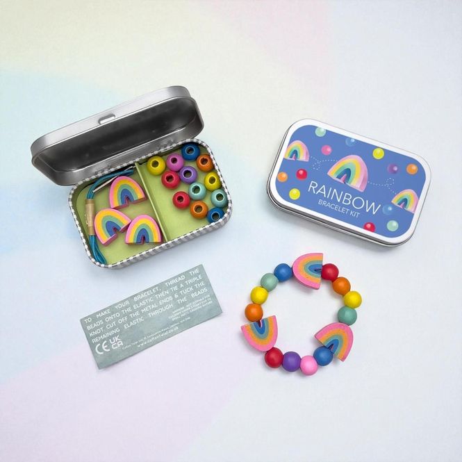 Hovedbilde DIY-Kit - Armbånd m/Regnbuer | Cotton Twist