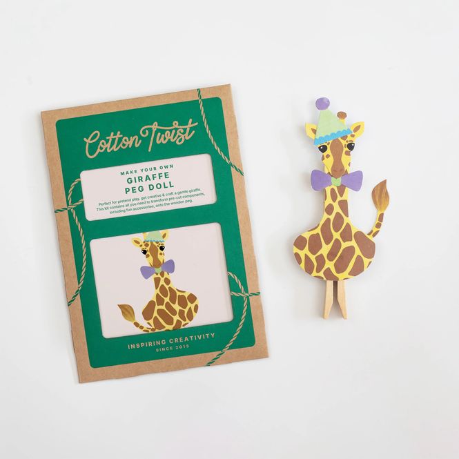 Hovedbilde DIY-Kit - Sjiraff Pegdoll