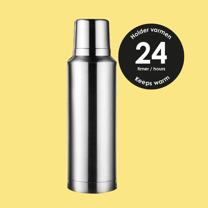 Hovedbilde Plastfri Termos (800 ml) - Rustfritt Stål | Pulito