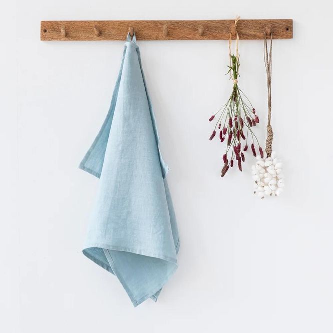 Hovedbilde Kjøkkenhåndkle i Lin - Dusty Blue | MagicLinen