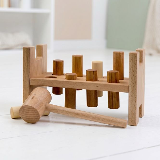 Hovedbilde Bankebrett i FSC-tre - Naturfarger | Wooden Story