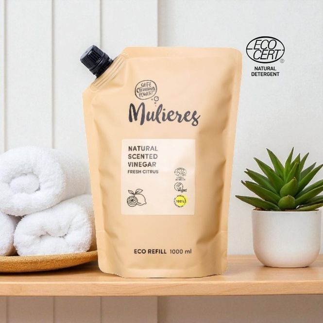 Hovedbilde Mulieres Naturlig Dufteddik Fersk Sitrus 1L