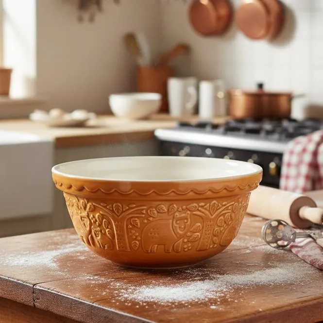 Hovedbilde Bakebolle 2L Ochre - In the Forest Bear | Mason Cash
