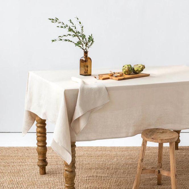 Hovedbilde Naturfarget linduk - 150x250 cm