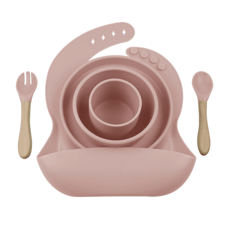 Spisesett (5-pk) - Food-grade Silikon