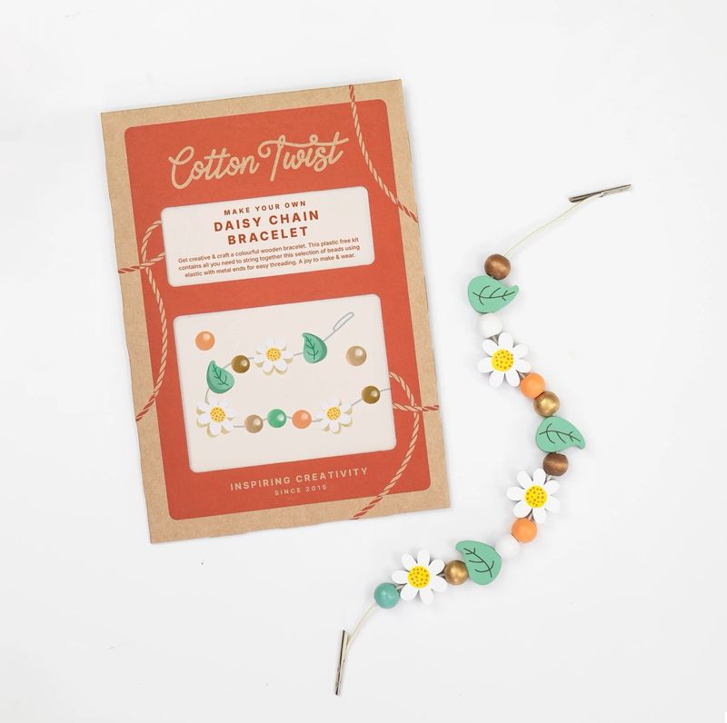 DIY-Kit - Tusenfryd Blomsterarmbånd | Cotton Twist