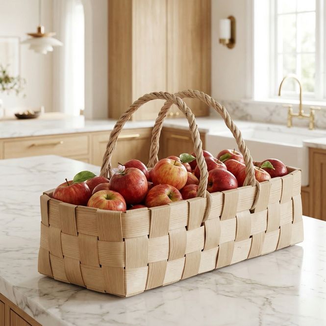 Hovedbilde Flettet Trekurv - Furu | Iris Hantverk